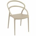 Siesta Pia Dining Chair Dove Gray, 2PK ISP086-DVR